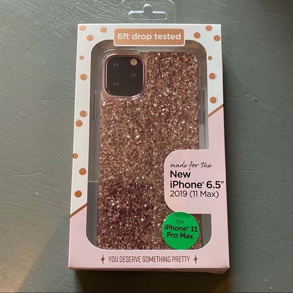 Accessories Iphone 11 Pro Max Rose Gold Glitter Case Poshmark